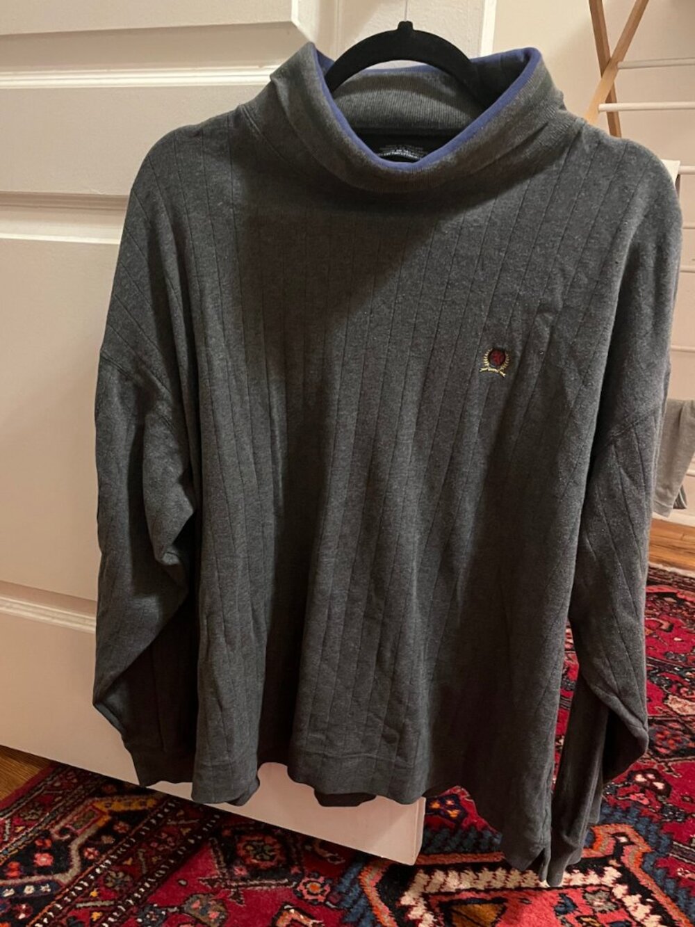 Mens Tommy Hilfiger Vintage Turtleneck with Crest